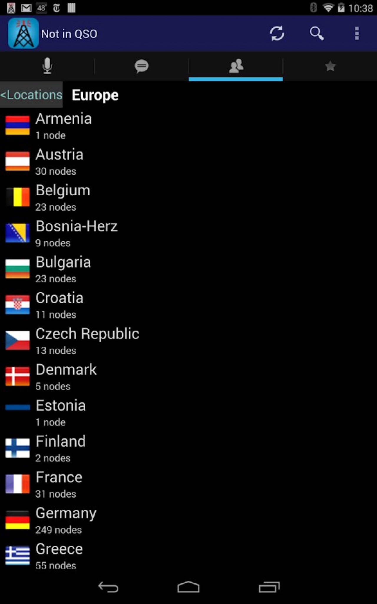 Screenshot #5 - ECHOLINK 1.8.8