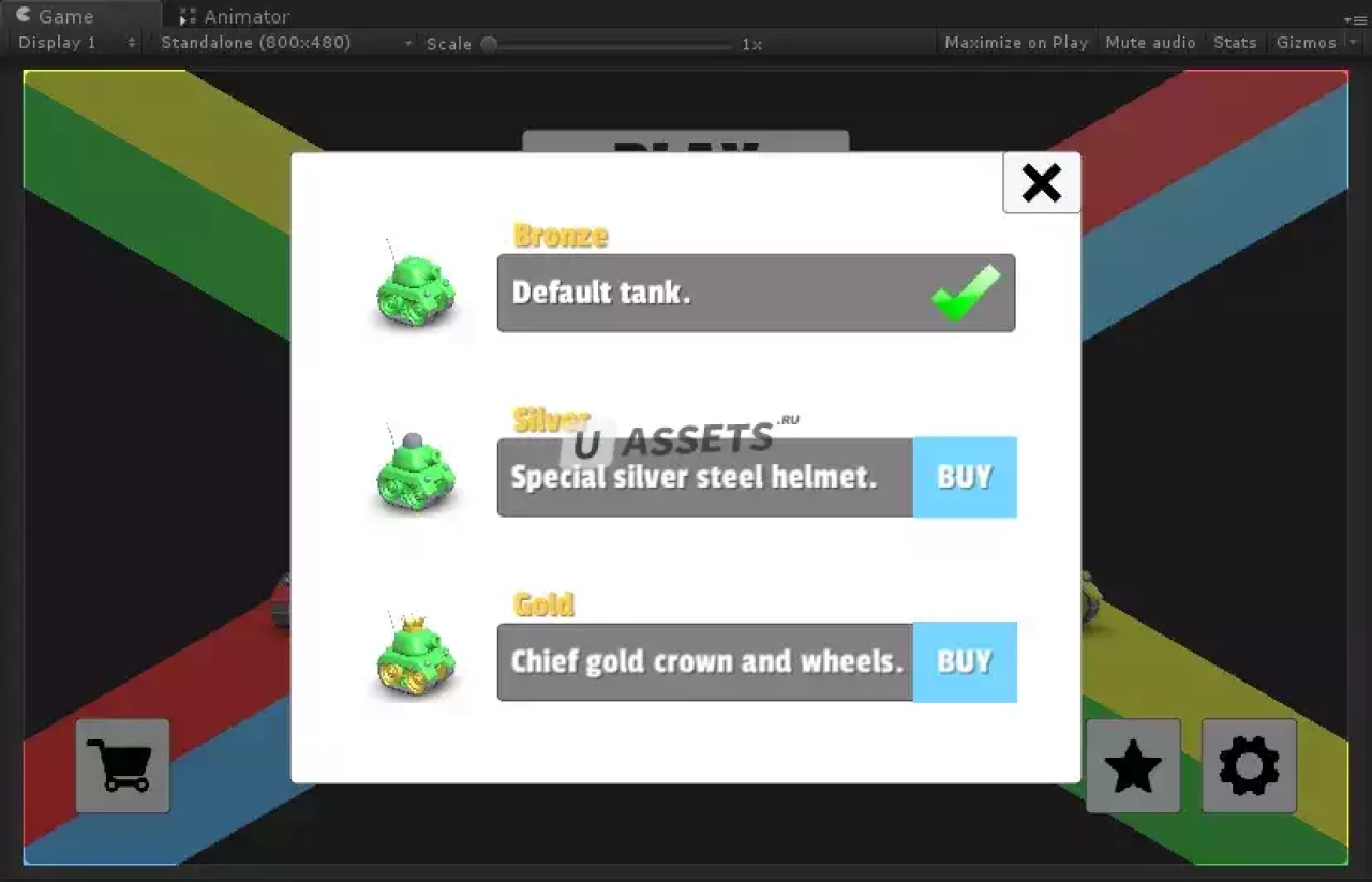 Screenshot #4 - Tanks Multiplayer (MLAPI, Photon, Mirror)