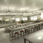Screenshot #1 - Japanese School Cafeteria