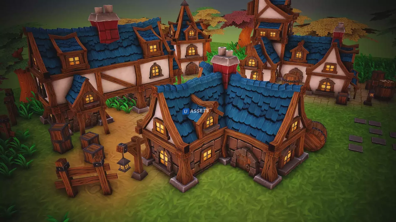 Screenshot #4 - Fantasy Modular House Pack