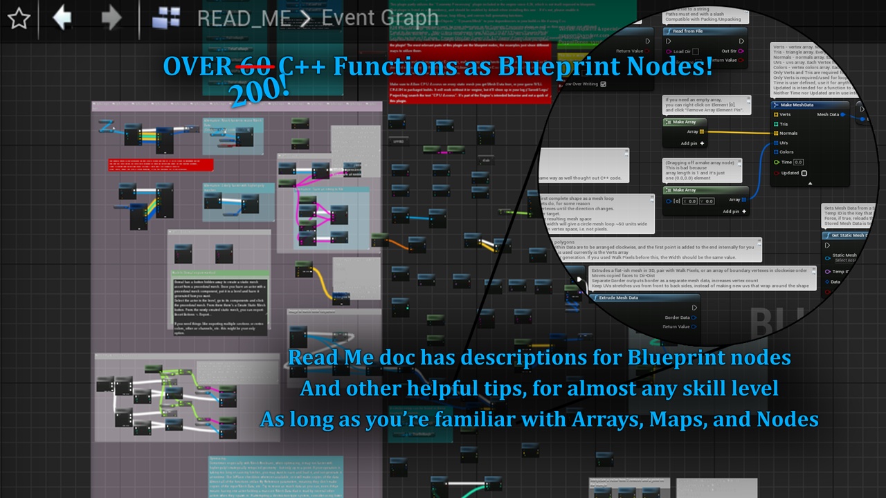 Screenshot #2 - Mesh Ops - Mesh Operations Plugin UE5.4 