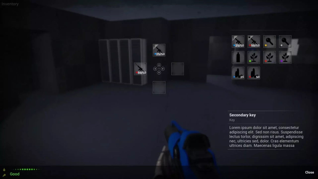 Screenshot #3 - Ezitna Kit System (Main Menu, Option, Chat, Inventory, Light, Ping, Name & Door)