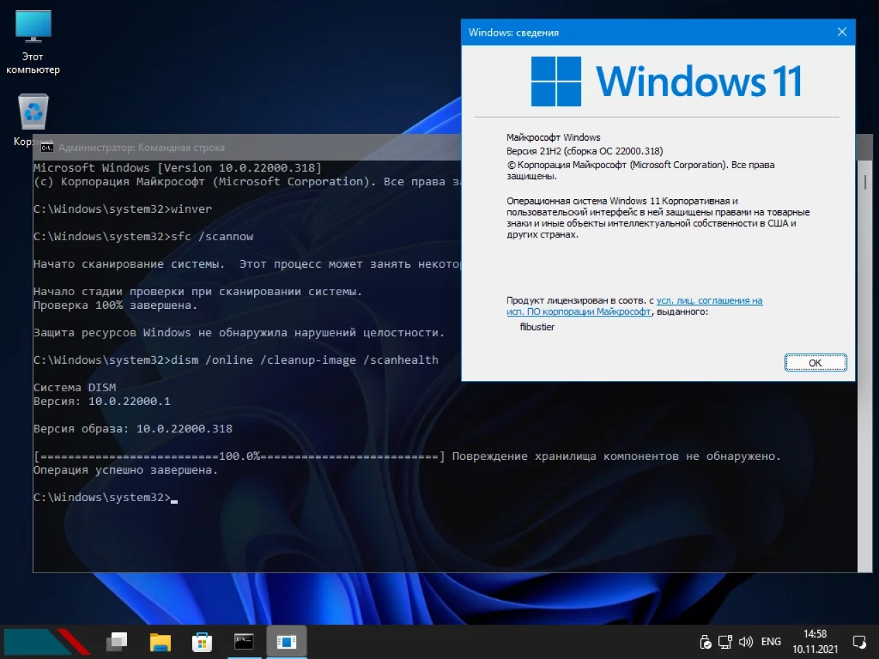Screenshot #31 - Windows 11 21H2 Build 22000.318 Compact & FULL