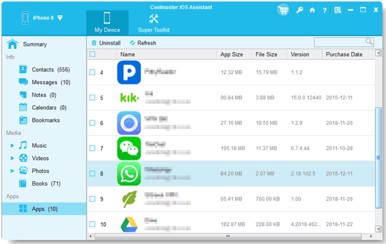 Screenshot #2 - Coolmuster iOS Assistant 4.2.55 + активация
