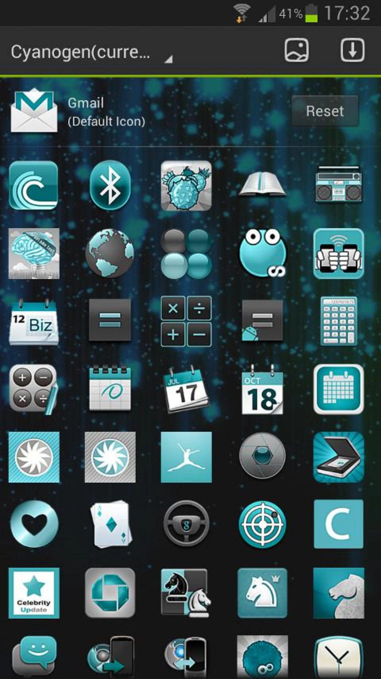 Screenshot #8 - THEME CYANOGEN GO LAUNCHER EX 1.38