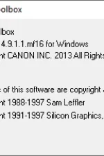 Screenshot #1 - Canon MF Toolbox