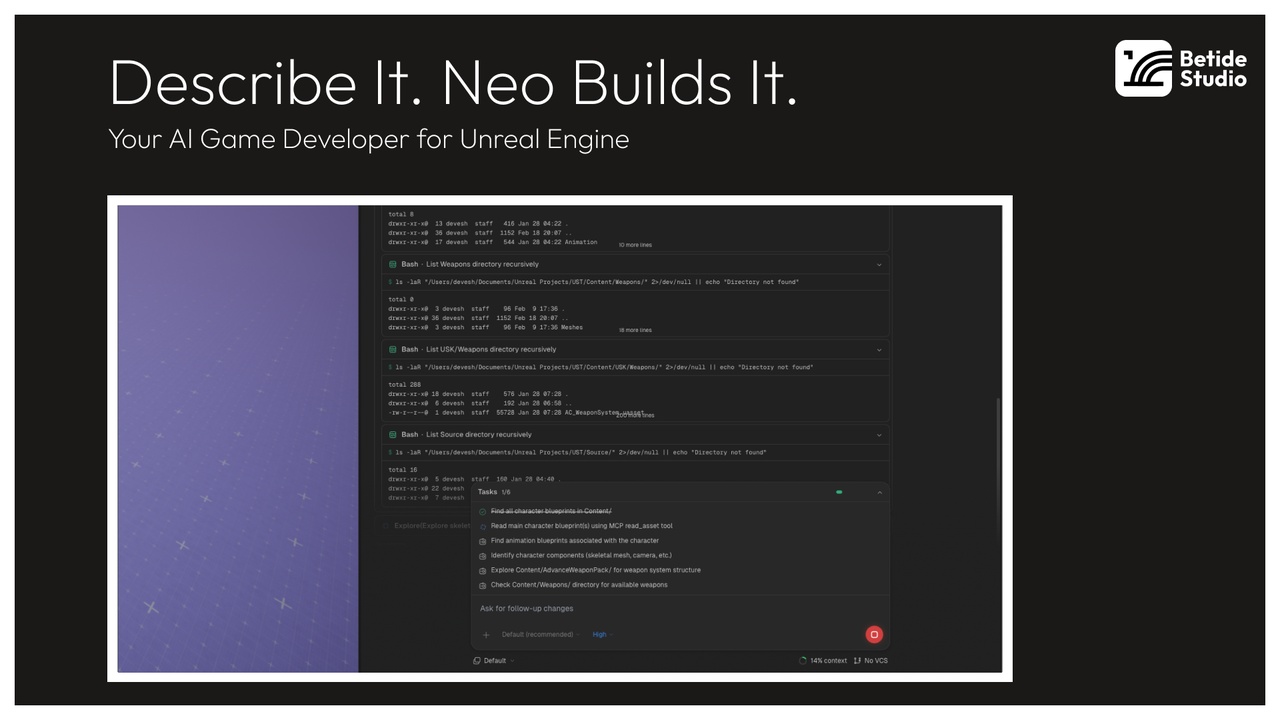 Screenshot #7 - Agent Integration Kit (NeoStack AI) (Unreal Engine)