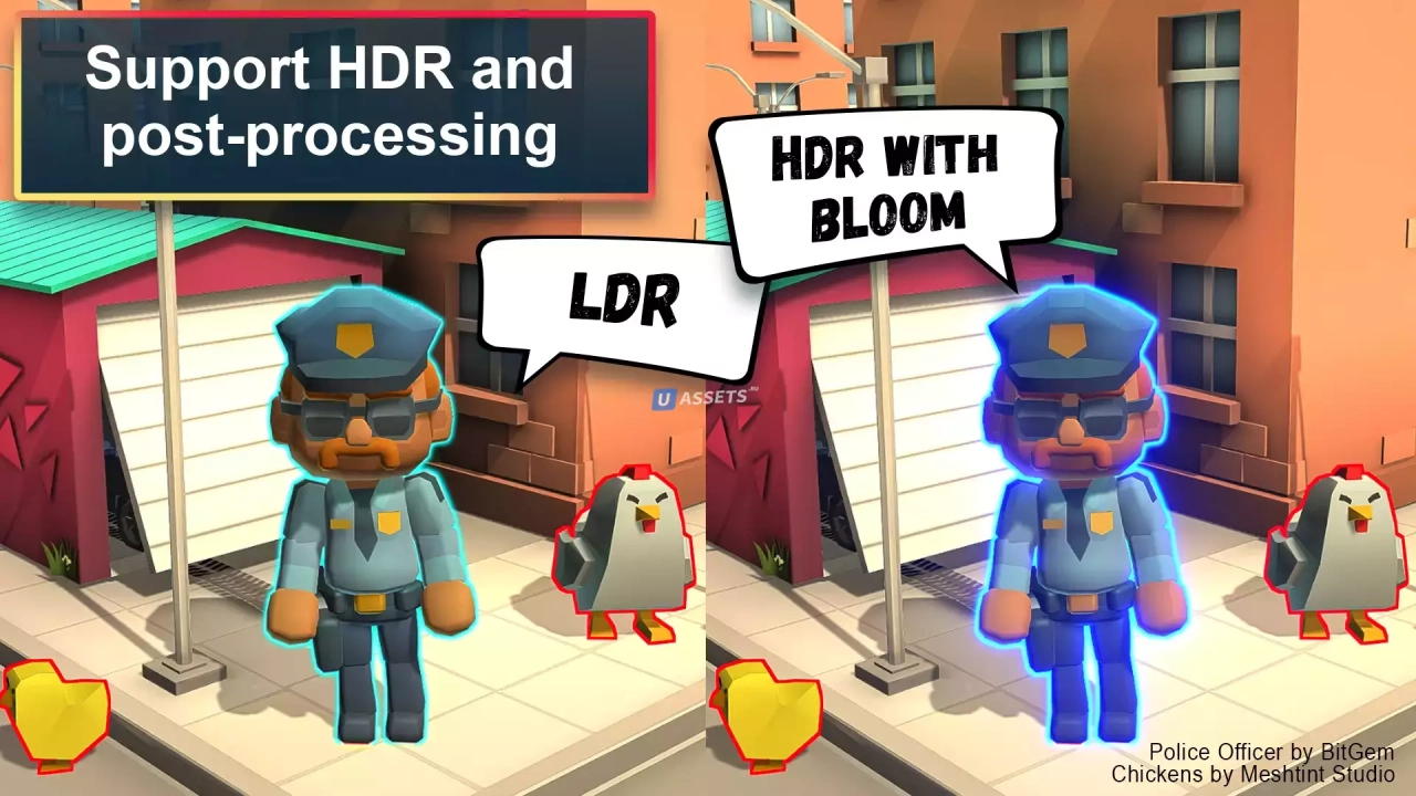 Screenshot #2 - Easy Performant Outline 2D | 3D (URP / HDRP and Built-in Renderer)