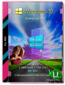 Windows 10 Enterprise LTSC WPI by AG майская сборка [17763.1217] (x86-x64)