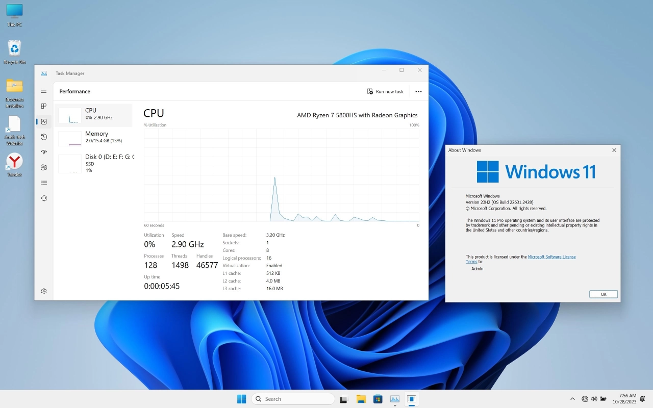 Screenshot #10 - Windows 11 Pro Lite +/- Windows Defender by Ankh Tech 10.2023