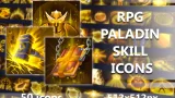 Screenshot #1 - 3700 Fantasy RPG Icons Pack