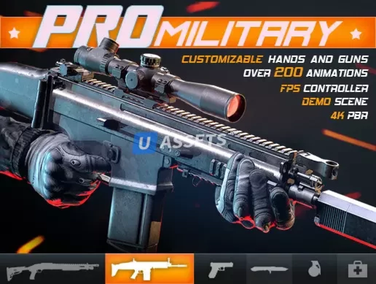Screenshot #1 - PRO Military: Customizable FPS Character