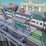 Screenshot #3 - Simple Trains - Cartoon Assets