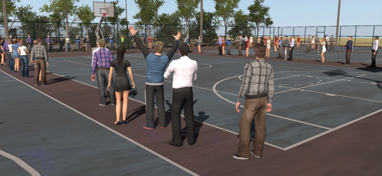 Screenshot #9 - People Path Creator — Crowd & Pedestrian Simulation Tool for Unity