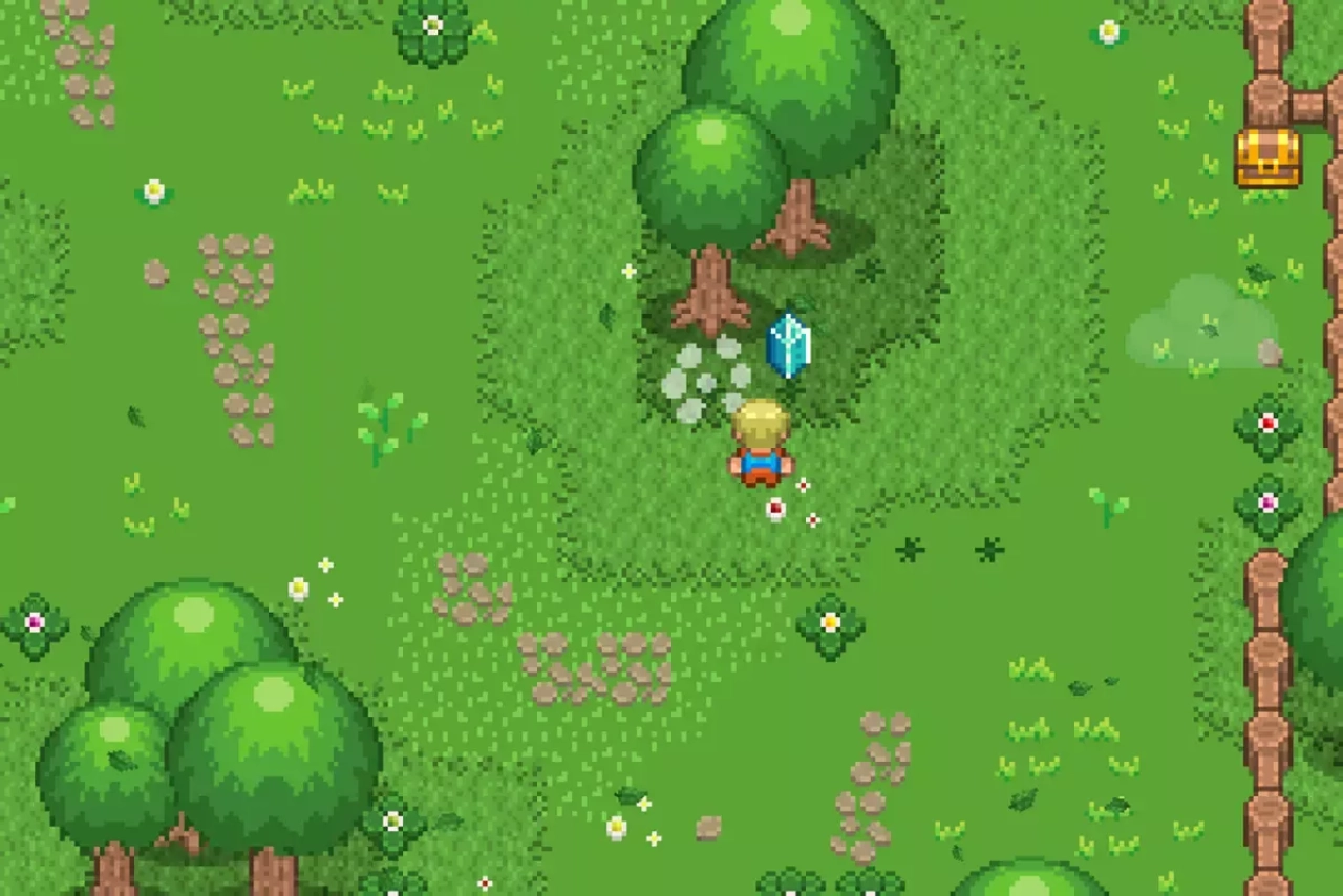 Screenshot #1 - 2D Farm Game Grasslands 4 Seasons Tileset