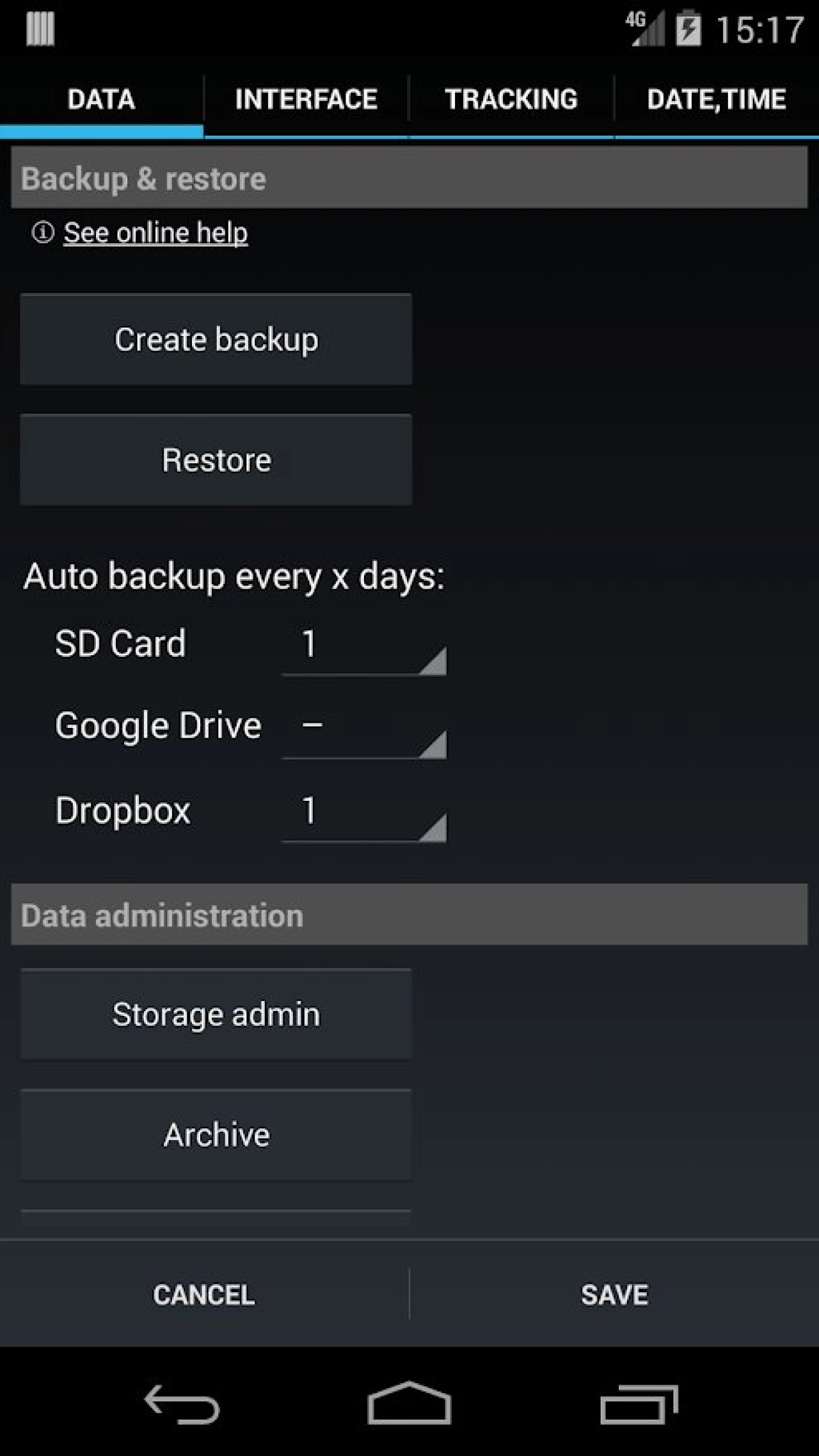 Screenshot #1 - DYNAMICG DROPBOX PLUGIN 7.90