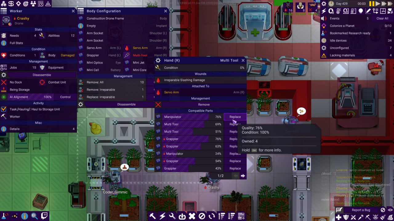Screenshot #3 - Stardeus