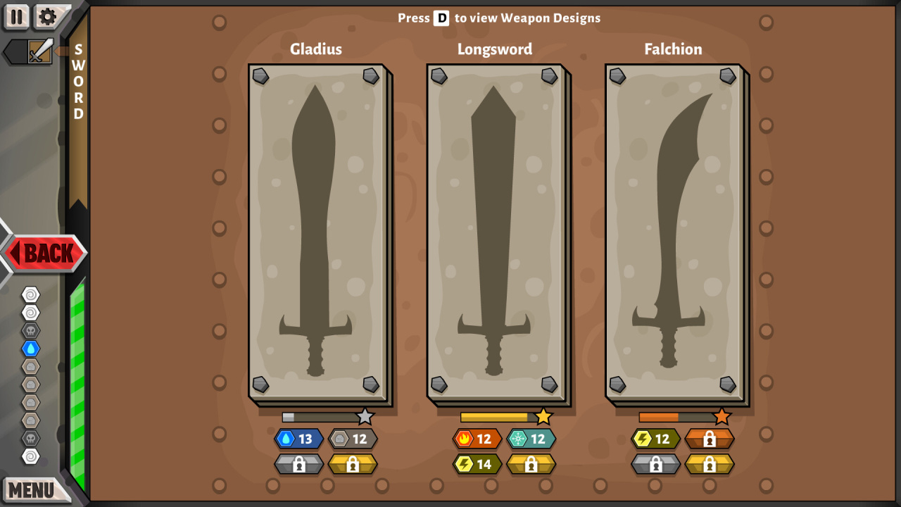 Screenshot #2 - Jacksmith: Weapons and Warriors