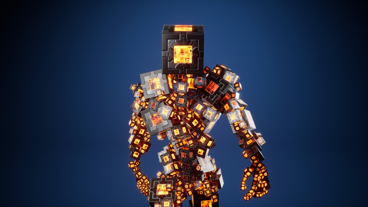 Screenshot #8 - Cyber Cubes: Mimic (4.27 and 5.0 – 5.7) for Unreal Engine