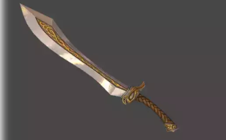 Golden Noble Fantasy Blade