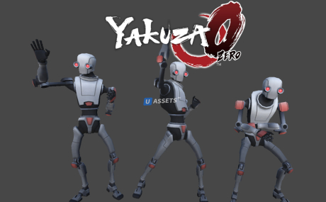 Animations from "Yakuza 0" Unity humanoid