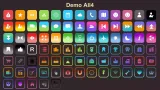 Screenshot #4 - 6000+ Flat Buttons Icons Pack