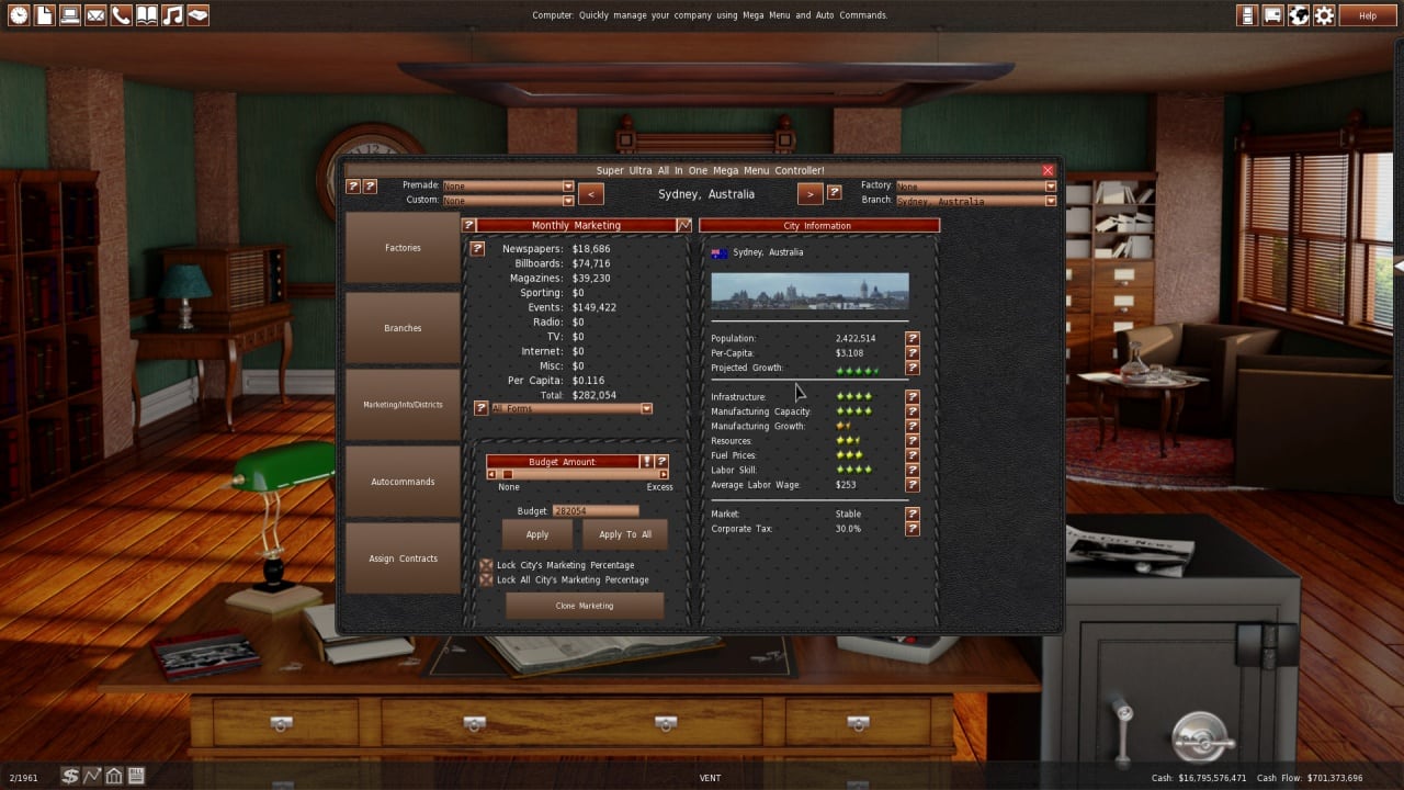 Screenshot #8 - GearCity