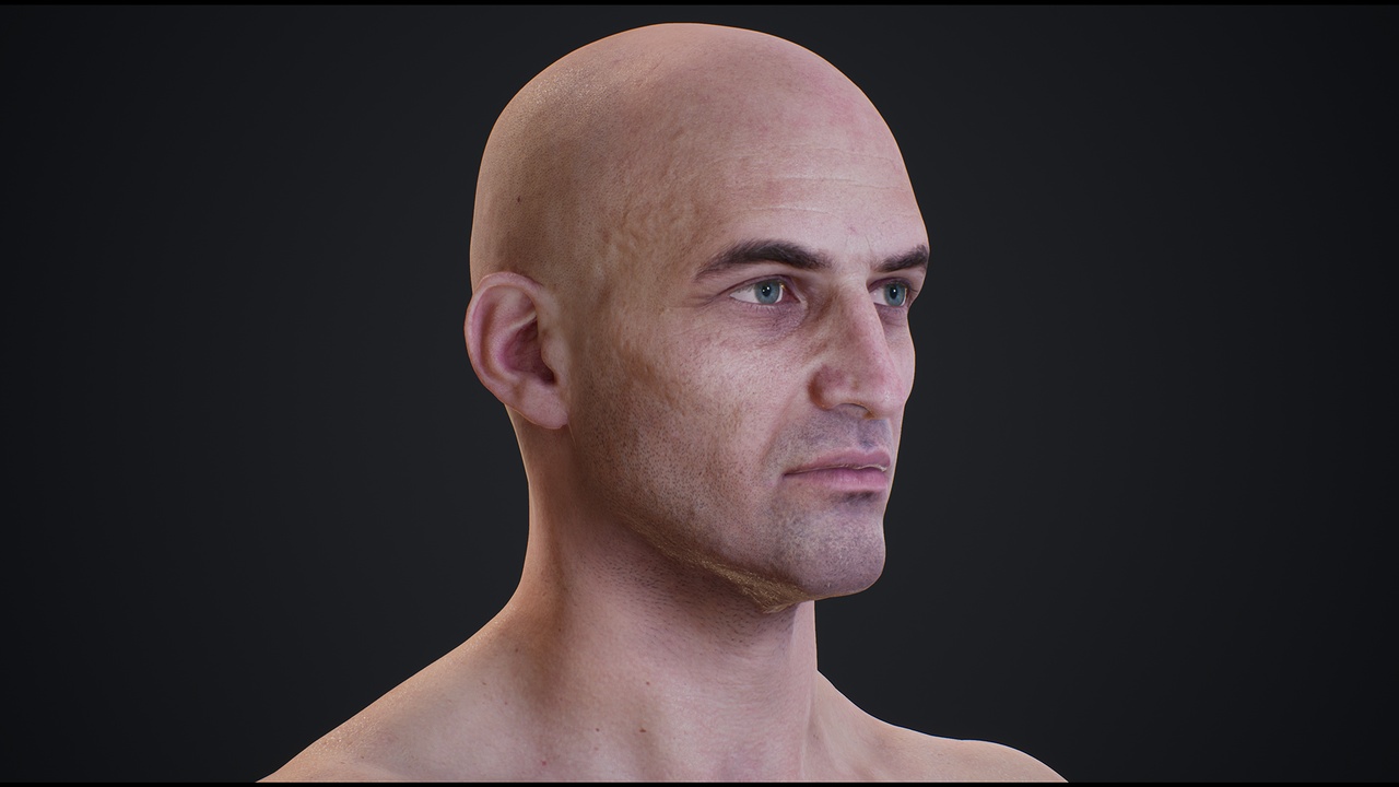 Screenshot #1 - Character Customization: Male (UE 5.7)