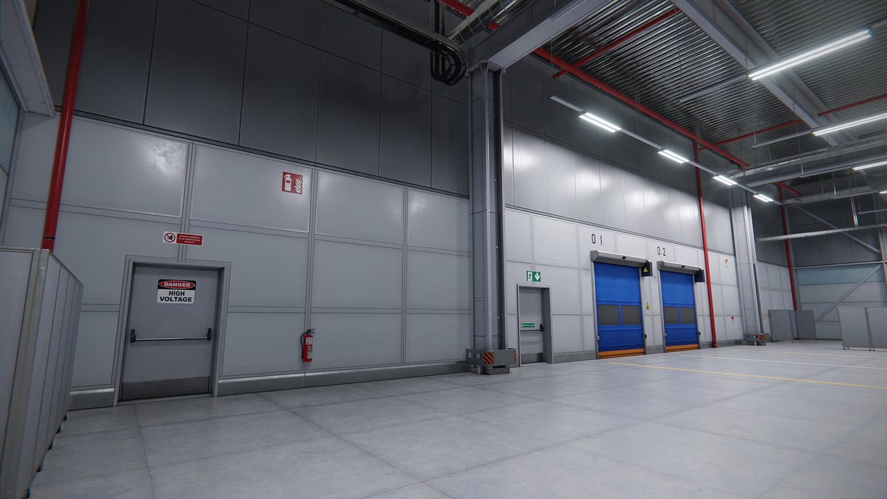 Screenshot #6 - Factory/Warehouse Interior Modular Pack  (Unreal Engine)