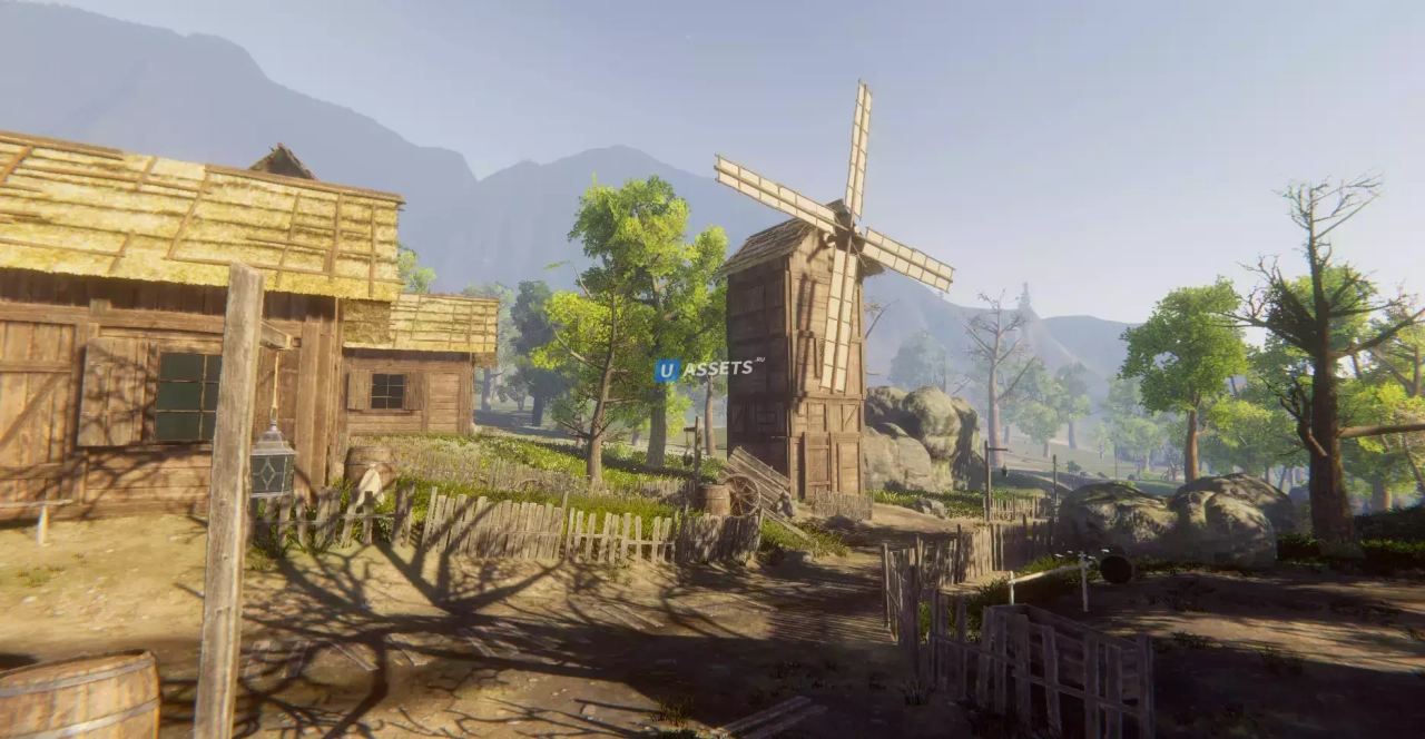 Screenshot #2 - Medieval Village Environment
