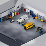 Screenshot #1 - Megapoly.Art - Mechanic Shop Pack