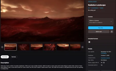 Radiation Landscape (4.26 – 4.27 and 5.1 – 5.7) for Unreal Engine
