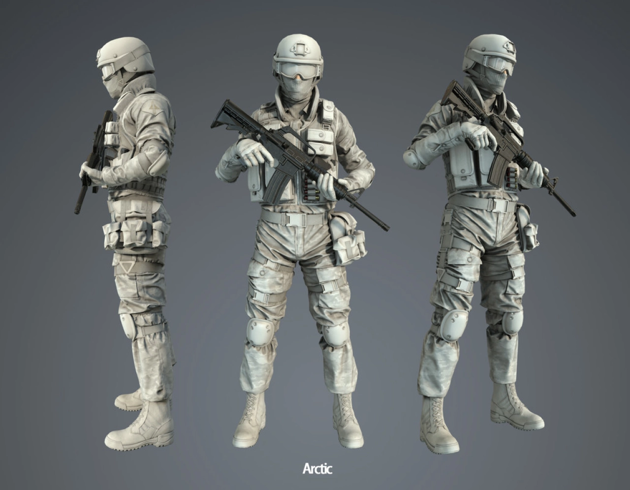 Screenshot #6 - Assault Character Pack Remastered - unity