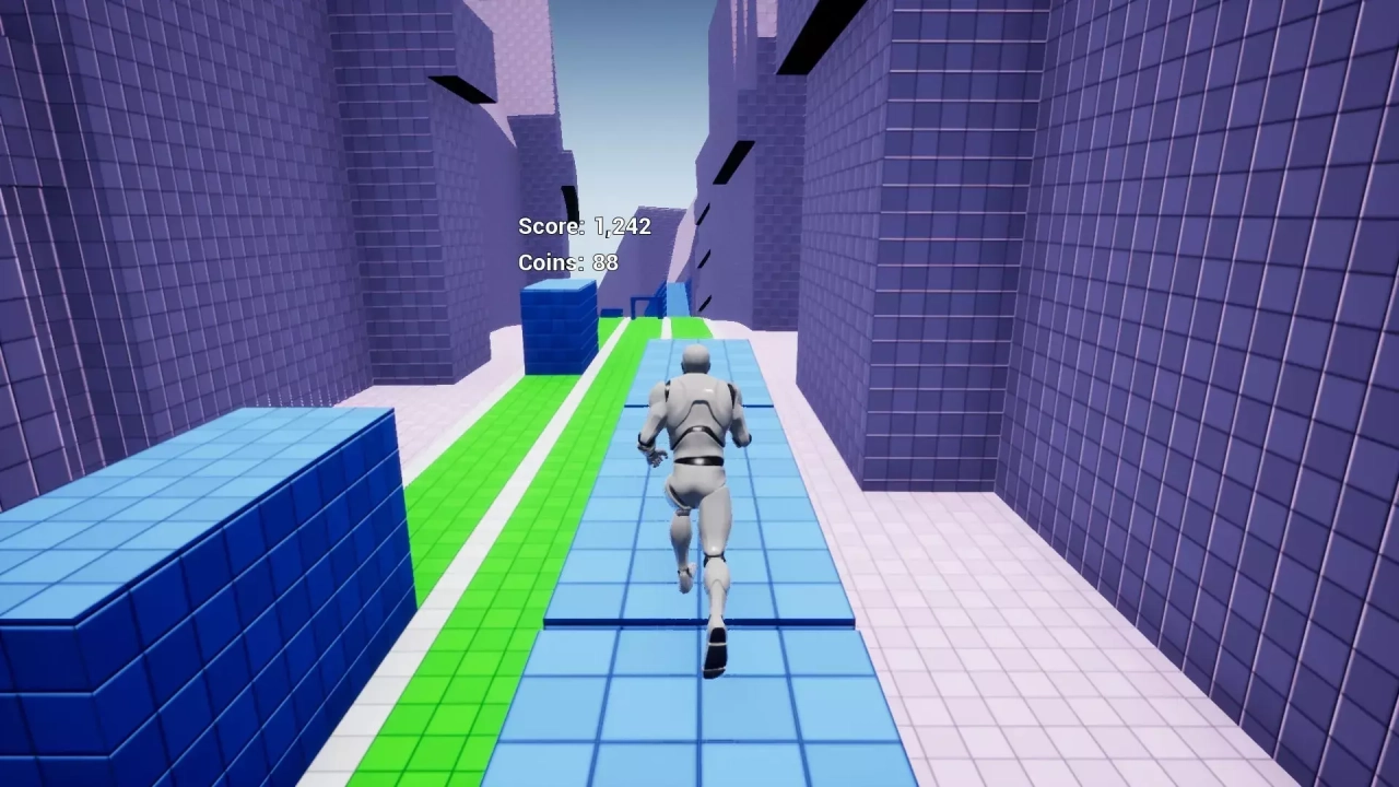 Screenshot #2 - Endless Runner BP Template
