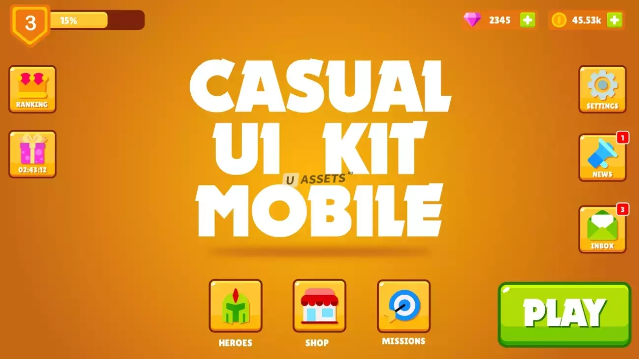 Screenshot #2 - Casual UI Kit - Mobile