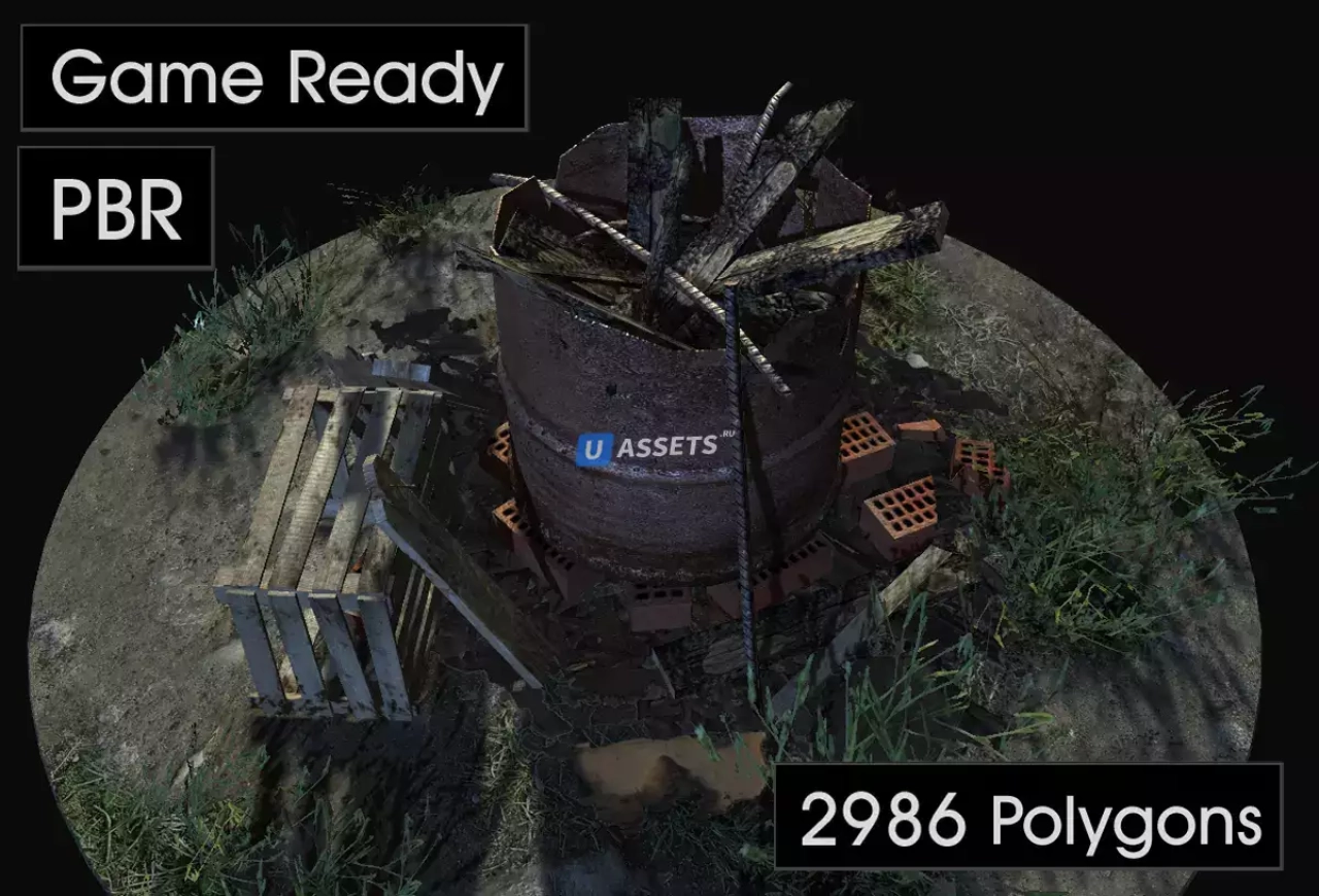 Screenshot #3 - Realistic Bonfire Type # 4 Barrel