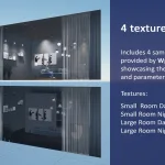 Screenshot #5 - Interior Mapping Shader — Имитация интерьера за окнами для Unreal Engine