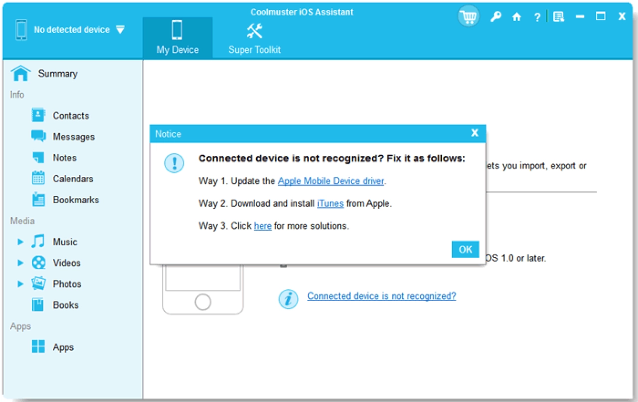 Screenshot #4 - Coolmuster iOS Assistant 4.2.55 + активация