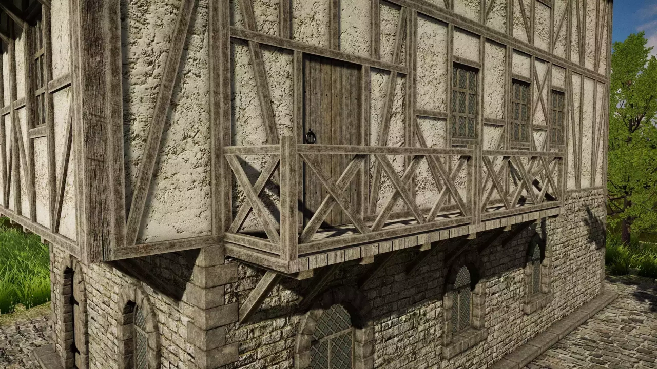 Screenshot #3 - HQ Modular Fantasy House v1.1.unitypackage