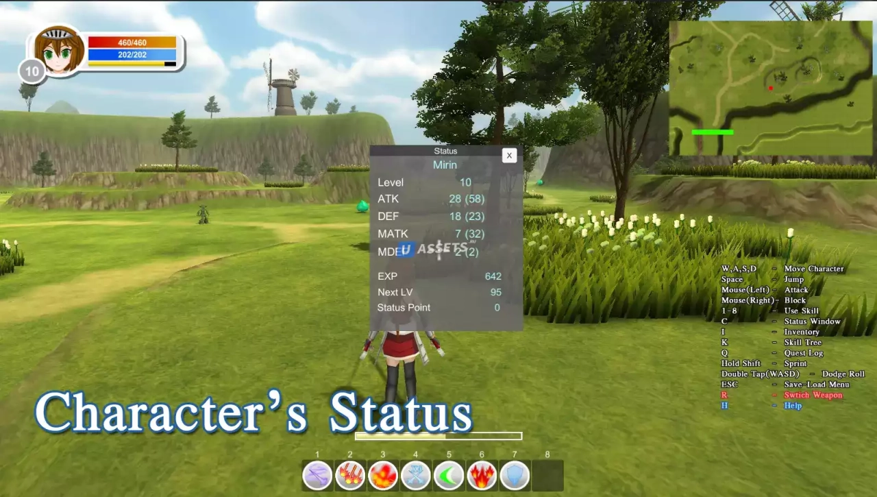 Screenshot #1 - Action-RPG Starter Kit
