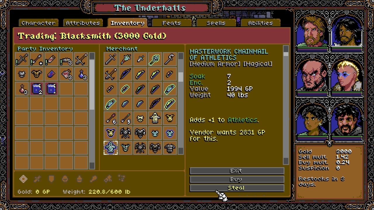 Screenshot #4 - SKALD: Against the Black Priory