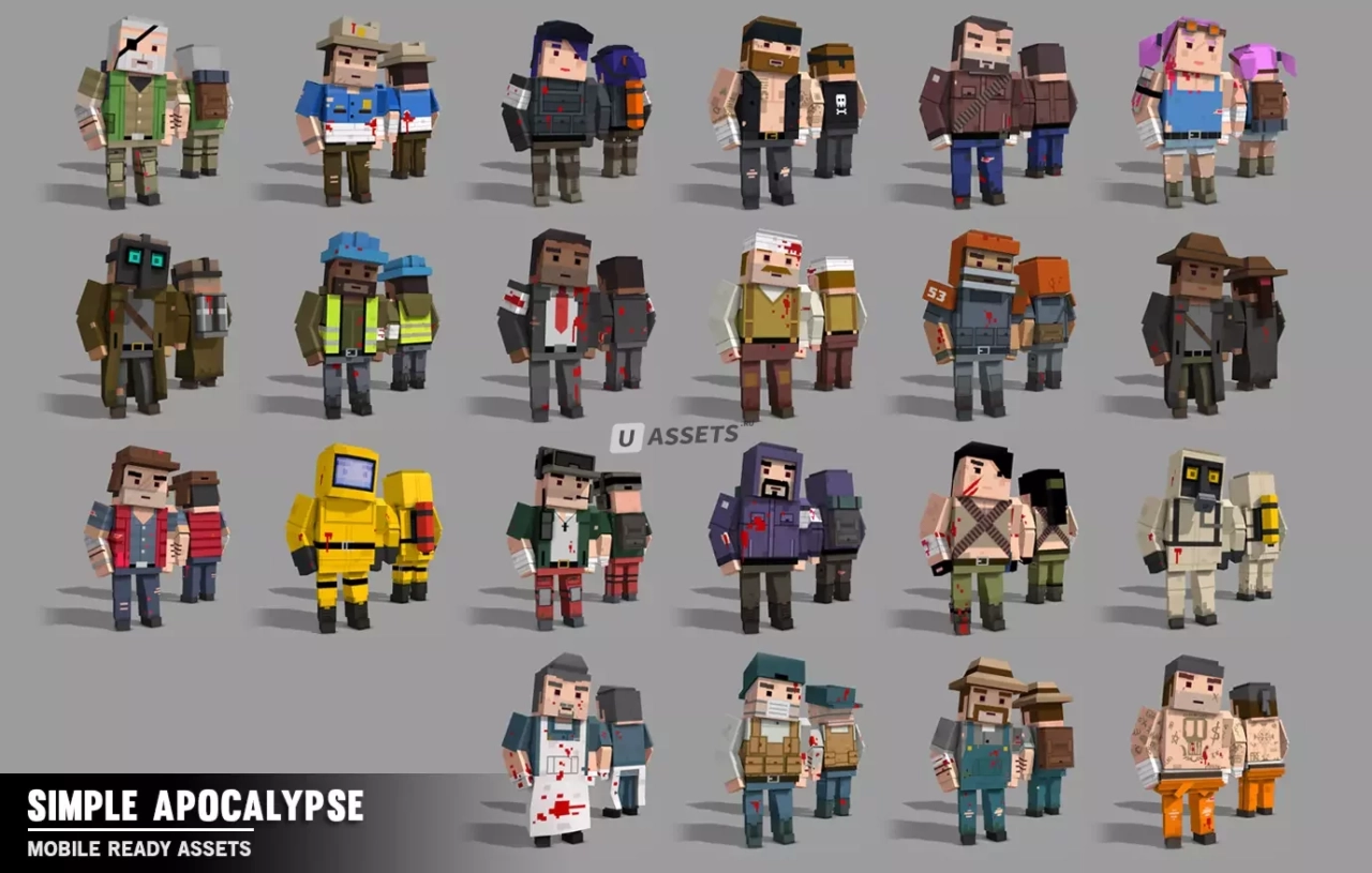 Screenshot #4 - Simple Apocalypse - Cartoon Assets