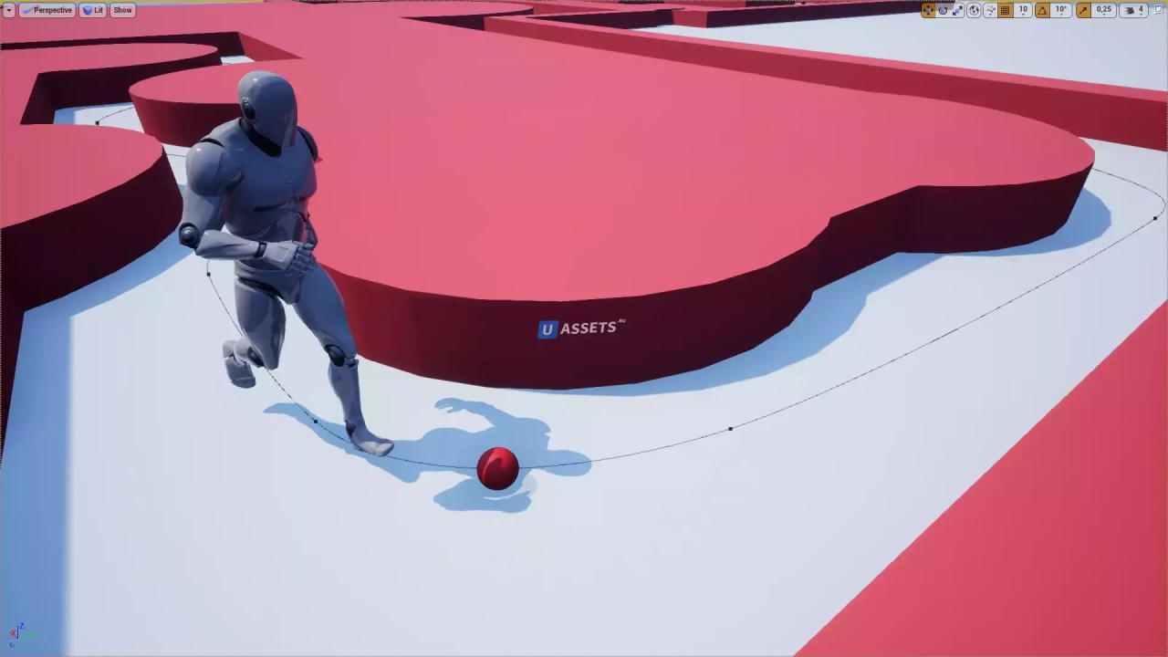 Screenshot #1 - AI Spline-Based Movement System