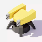 Screenshot #2 - 3D Low Poly Turrets