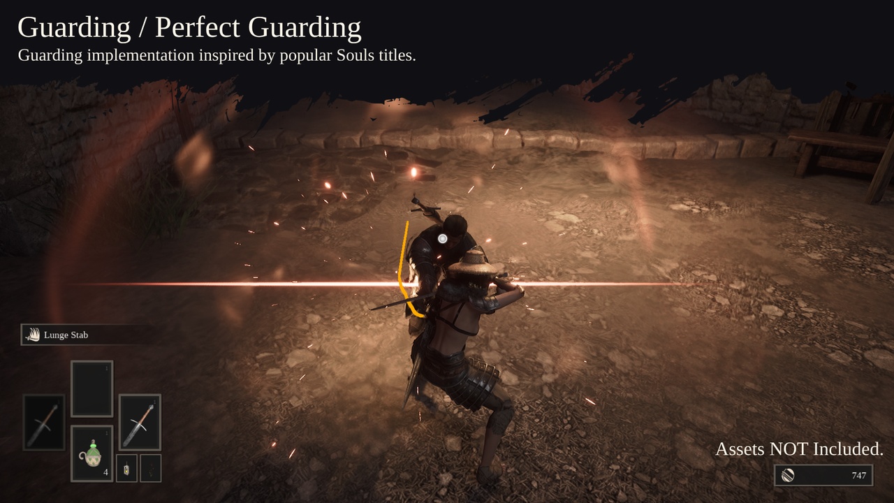 Screenshot #9 - Soulslike Framework - Complete Soulslike Kit для Unreal Engine 5