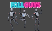 Animations from Fall Guys converted to Unity humanoid