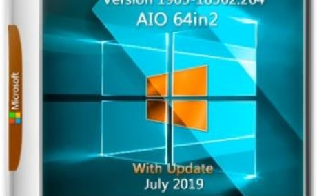 Windows 10, Version 1903 with Update [18362.264] AIO 64in2 (x86-x64) by adguard (v19.07.19)