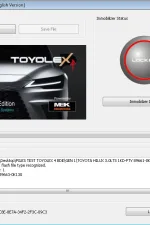 Screenshot #4 - ToyoLex - программа для отключения EGR, Adblue, DPF (и т.д.) для всех поколения Denso Toyota и Lexus