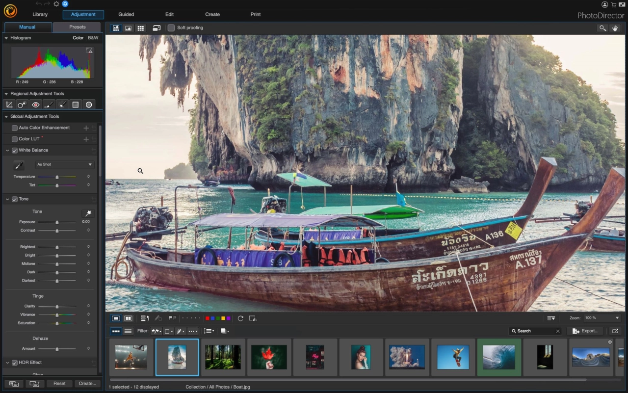 Screenshot #1 - CyberLink PhotoDirector Ultra 2024 15.6.1901.0 + торрент