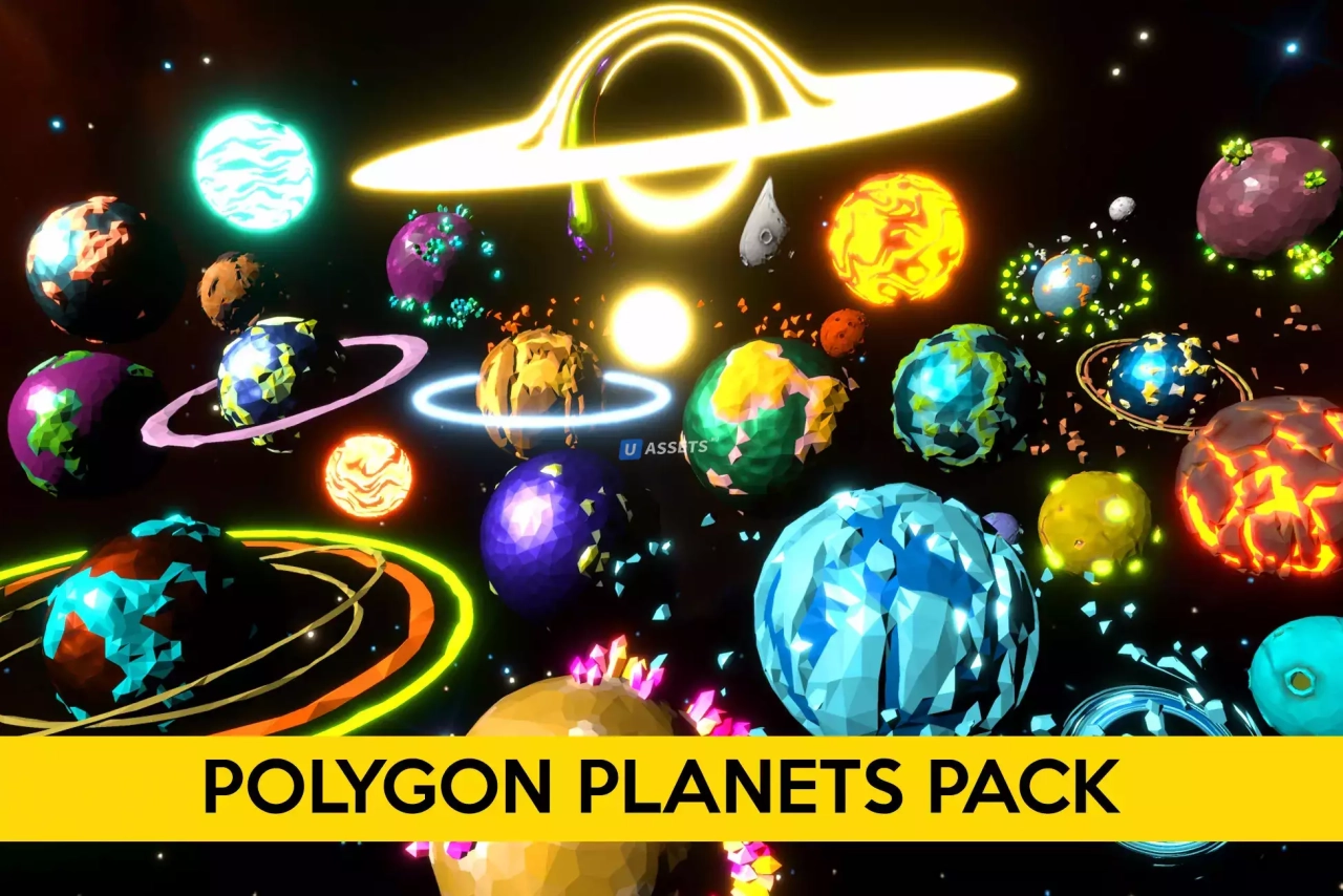 Screenshot #1 - Polygon Planets Pack